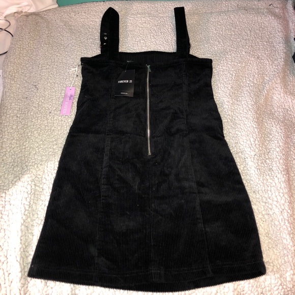 Forever21 Black Corduroy Dress - Picture 3 of 3